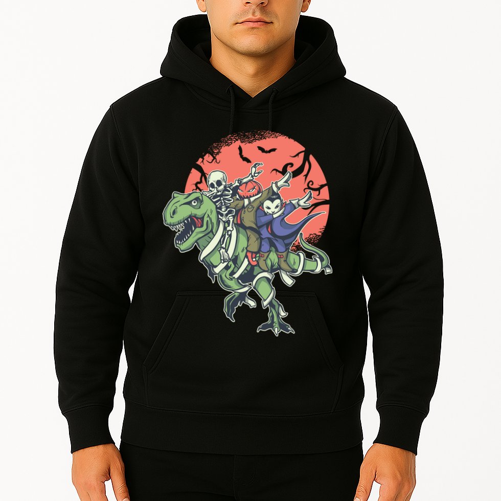 Dabbing Halloween Characters Hoodie