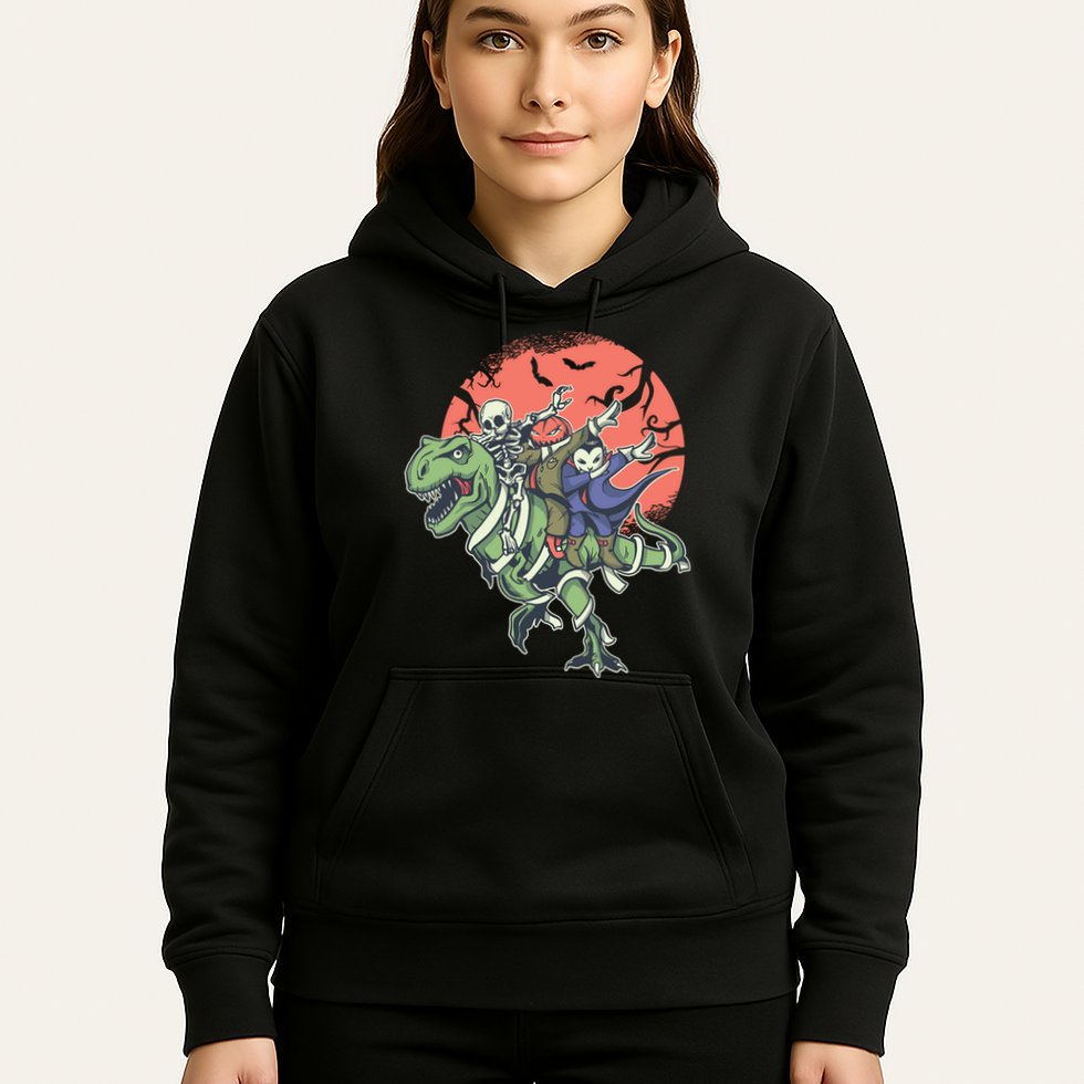 Dabbing Halloween Characters Hoodie