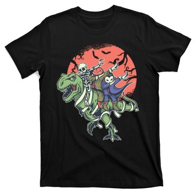 Dabbing Halloween Characters T-Shirt