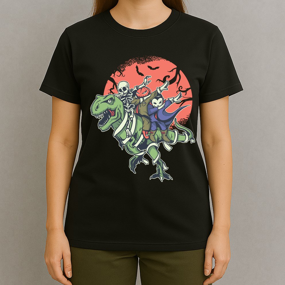 Dabbing Halloween Characters T-Shirt