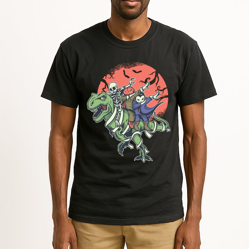 Dabbing Halloween Characters Tall T-Shirt