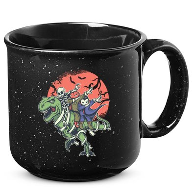 Dabbing Halloween Characters 15oz Campfire Ceramic Mug