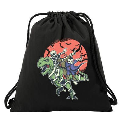Dabbing Halloween Characters Drawstring Bag