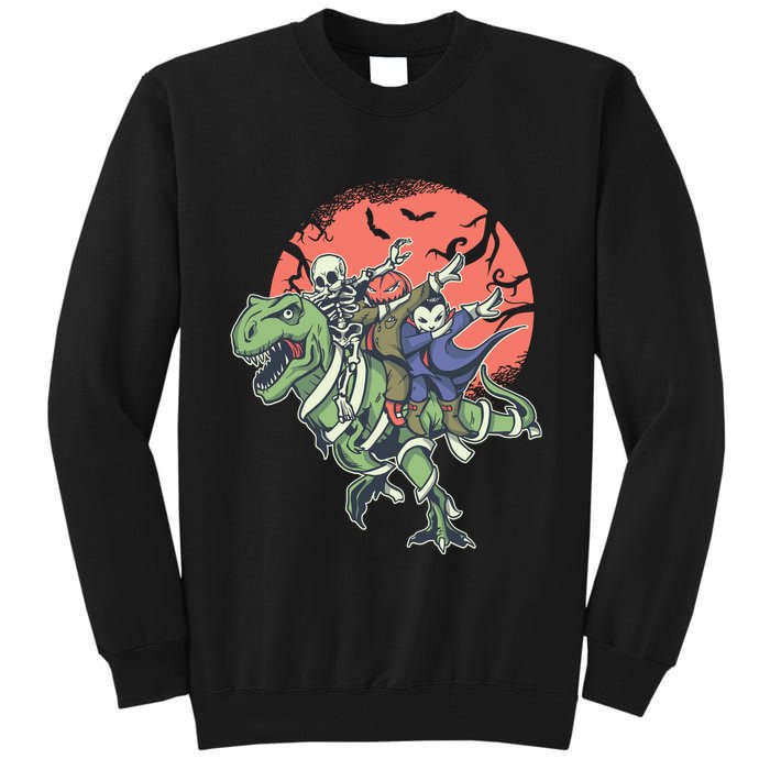 Dabbing Halloween Characters Tall Sweatshirt