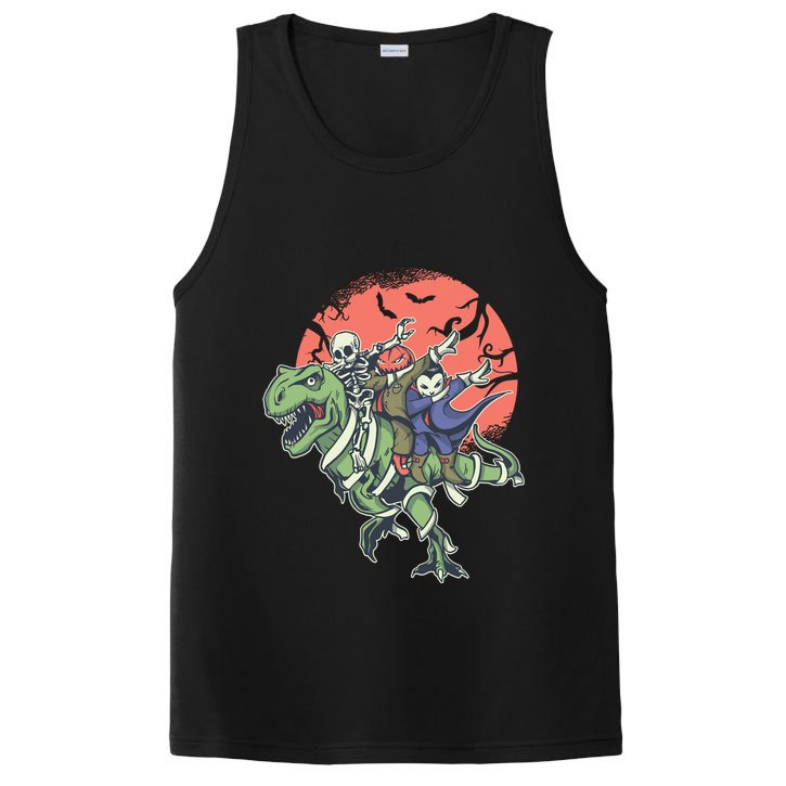 Dabbing Halloween Characters PosiCharge Competitor Tank