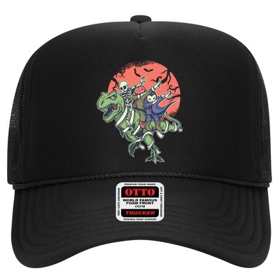 Dabbing Halloween Characters Trucker Hat