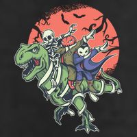 Dabbing Halloween Characters Golf Towel