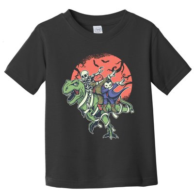 Dabbing Halloween Characters Toddler T-Shirt