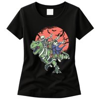 Dabbing Halloween Characters Womens T-Shirt