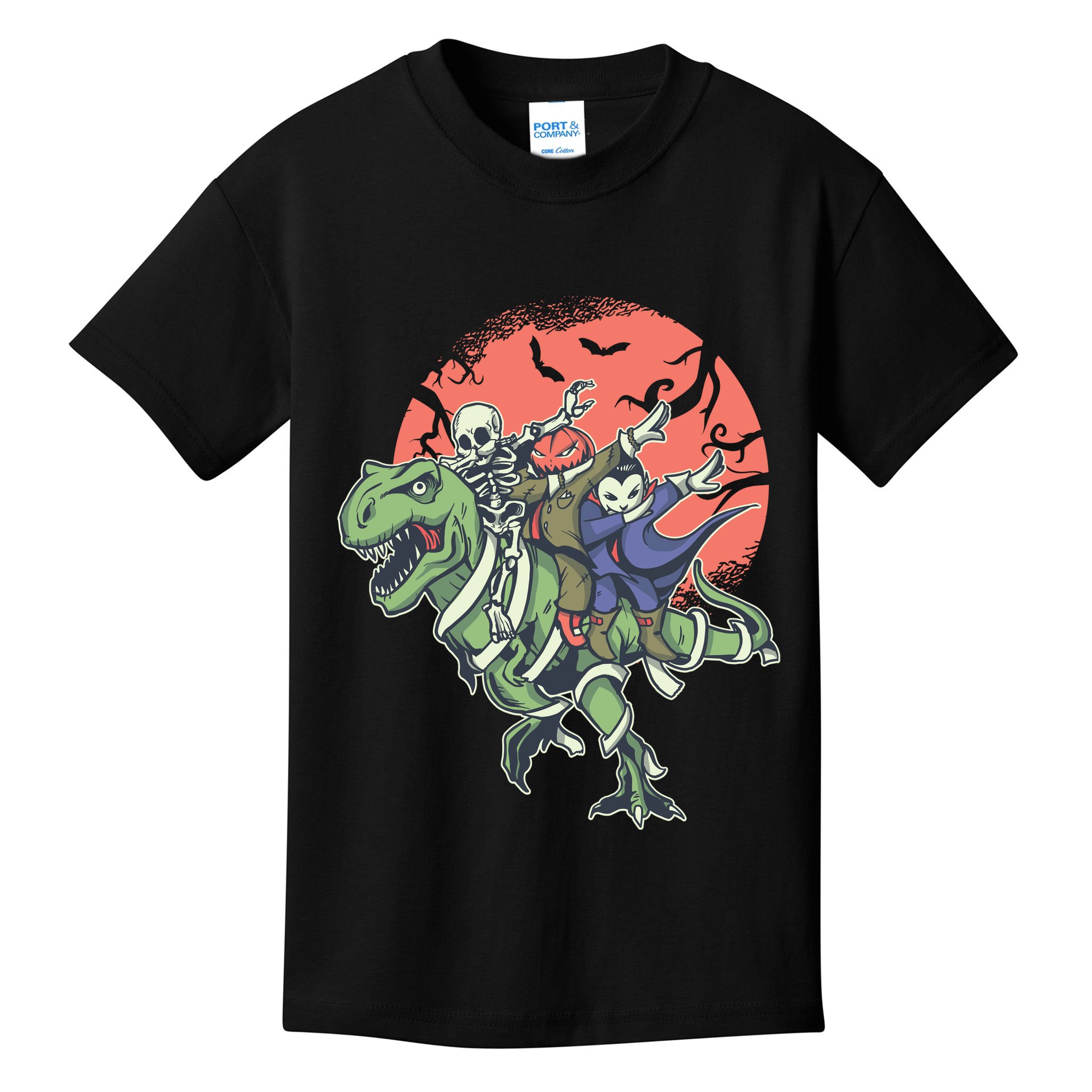 Dabbing Halloween Characters Kids T-Shirt