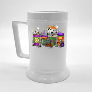 Dalmatian Halloween Coffee Funny Gift Pumpkin Spice Late Iced Gift Beer Stein