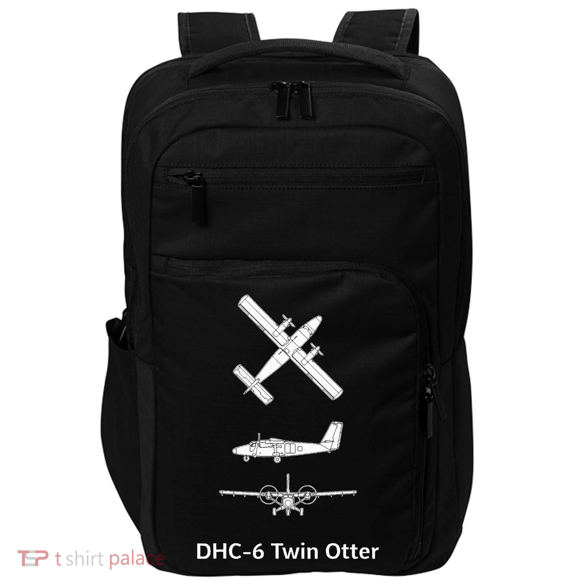 De Havilland Canada Dhc6 Twin Otter Plane Twin Otter Dhc6 Impact Tech Backpack