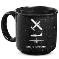 De Havilland Canada Dhc6 Twin Otter Plane Twin Otter Dhc6 15oz Campfire Ceramic Mug