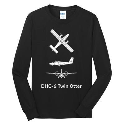 De Havilland Canada Dhc6 Twin Otter Plane Twin Otter Dhc6 Tall Long Sleeve T-Shirt