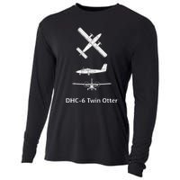 De Havilland Canada Dhc6 Twin Otter Plane Twin Otter Dhc6 Cooling Performance Long Sleeve Crew