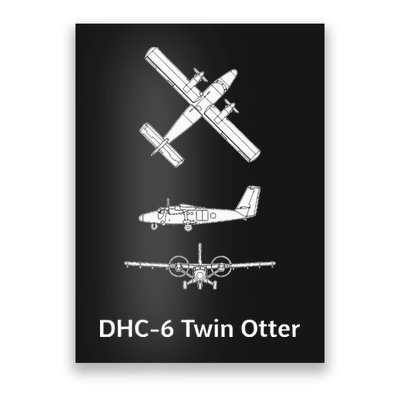 De Havilland Canada Dhc6 Twin Otter Plane Twin Otter Dhc6 Poster
