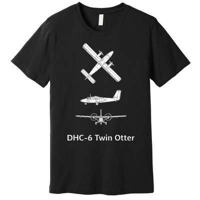 De Havilland Canada Dhc6 Twin Otter Plane Twin Otter Dhc6 Premium T-Shirt