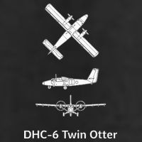 De Havilland Canada Dhc6 Twin Otter Plane Twin Otter Dhc6 25L Jumbo Tote