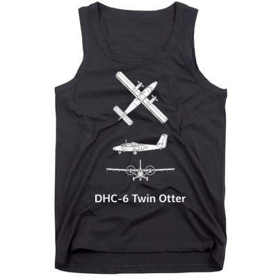 De Havilland Canada Dhc6 Twin Otter Plane Twin Otter Dhc6 Tank Top