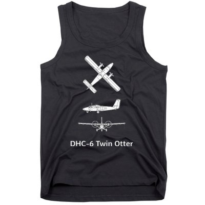 De Havilland Canada Dhc6 Twin Otter Plane Twin Otter Dhc6 Tank Top