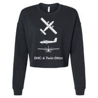 De Havilland Canada Dhc6 Twin Otter Plane Twin Otter Dhc6 Cropped Pullover Crew