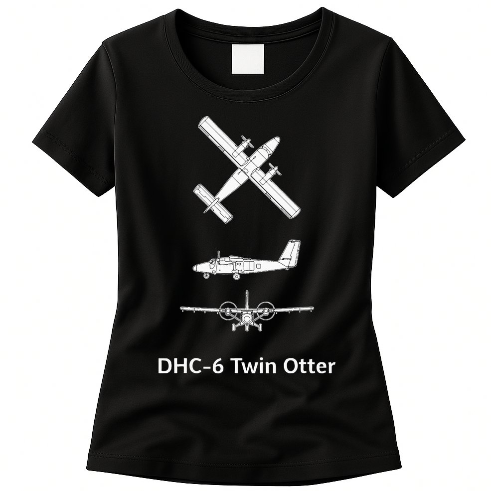 De Havilland Canada Dhc6 Twin Otter Plane Twin Otter Dhc6 Womens T-Shirt