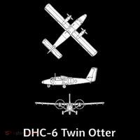 De Havilland Canada Dhc6 Twin Otter Plane Twin Otter Dhc6 Short Acrylic Beanie