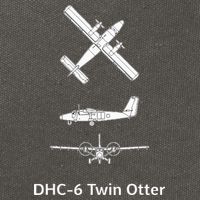 De Havilland Canada Dhc6 Twin Otter Plane Twin Otter Dhc6 Cotton Canvas Backpack