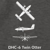 De Havilland Canada Dhc6 Twin Otter Plane Twin Otter Dhc6 Vector Backpack