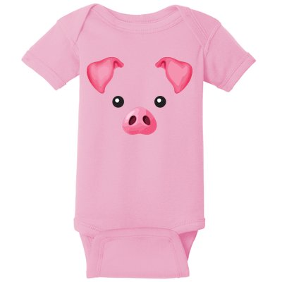 DIY Halloween Costume Pink Pig Costume Baby Bodysuit