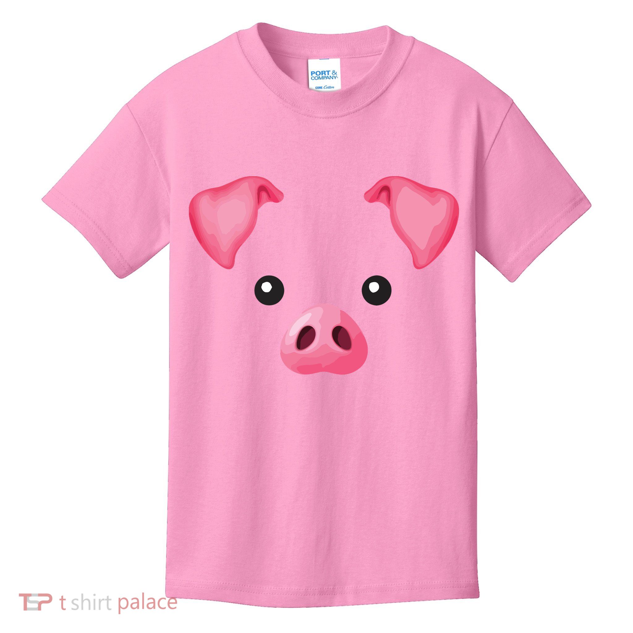 DIY Halloween Costume Pink Pig Costume Kids T-Shirt