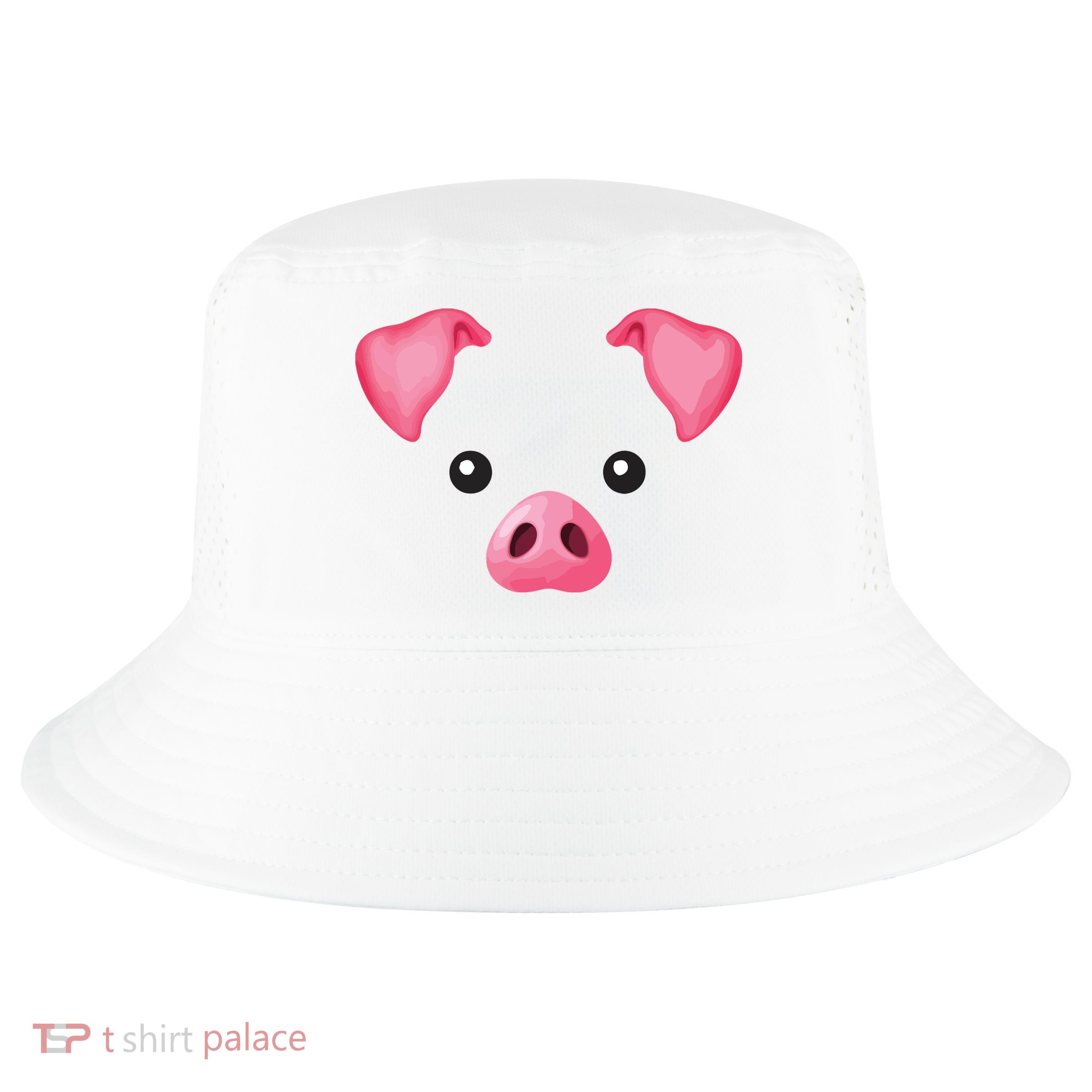 DIY Halloween Costume Pink Pig Costume Cool Comfort Performance Bucket Hat