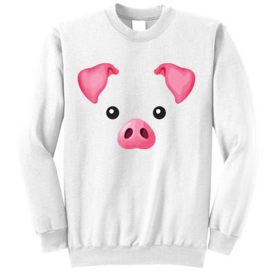 DIY Halloween Costume Pink Pig Costume Sweatshirt