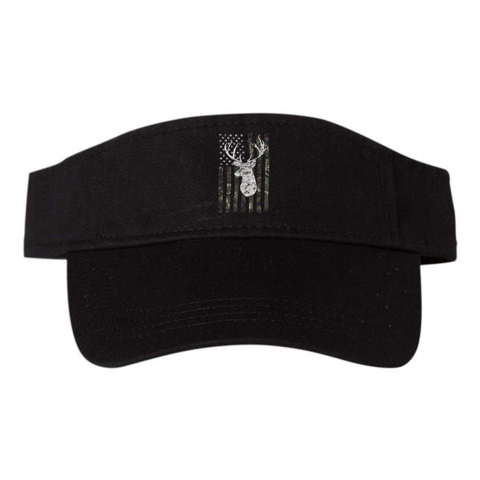 Deer Hunting Camo American Flag Visor