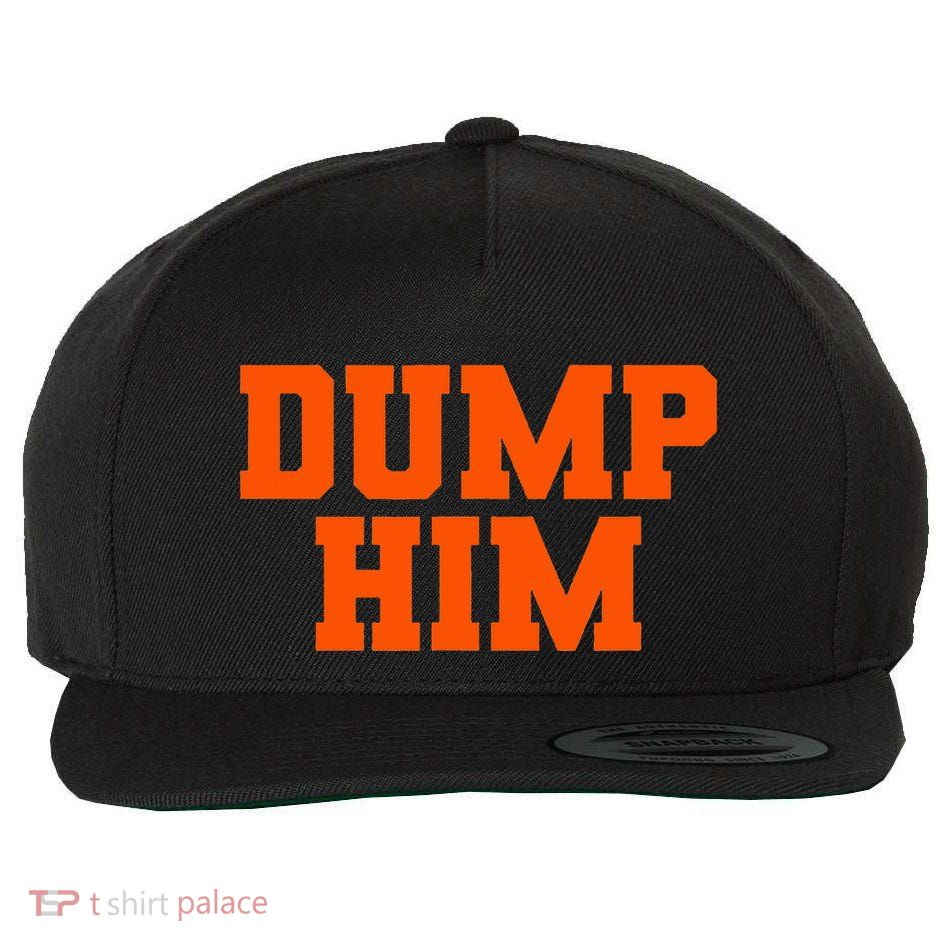Dump Him Co. WoS Funny Antiboyfriend Blue Classic Fit Crew Neck Wool Snapback Cap