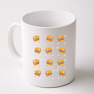 Dabbing Hamburger Cheeseburger, Dancing, Burger Lovers, Cute Coffee Mug