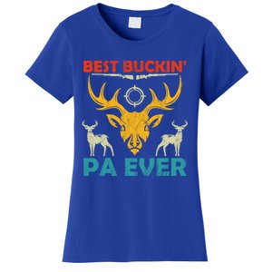 Deer Hunting Clothes Best Buckin Papa Ever Funny Gift Women's T-Shirt