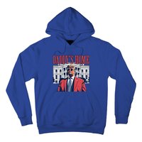 Daddys Home Cool Gift White House Trump 2024 Meaningful Gift Hoodie