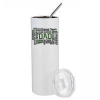 Dad Handyman Carpenter Dad Life I Totally Nailed It Stainless Steel Tumbler