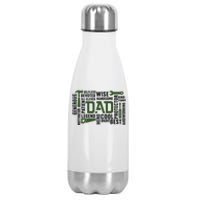 Dad Handyman Carpenter Dad Life I Totally Nailed It Stainless Steel Insulated Water Bottle