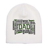 Dad Handyman Carpenter Dad Life I Totally Nailed It Short Acrylic Beanie