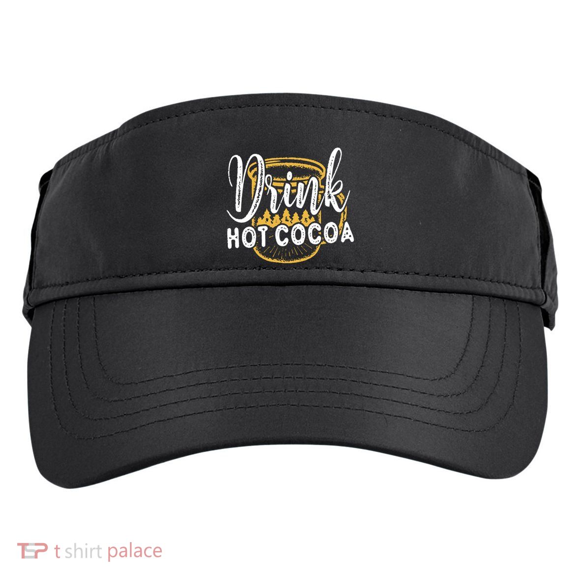 Drink Hot Cocoa Adult Drive Performance Visor