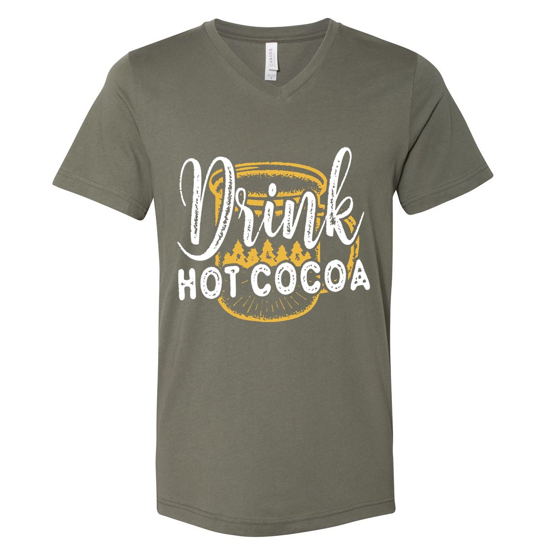 Drink Hot Cocoa V-Neck T-Shirt