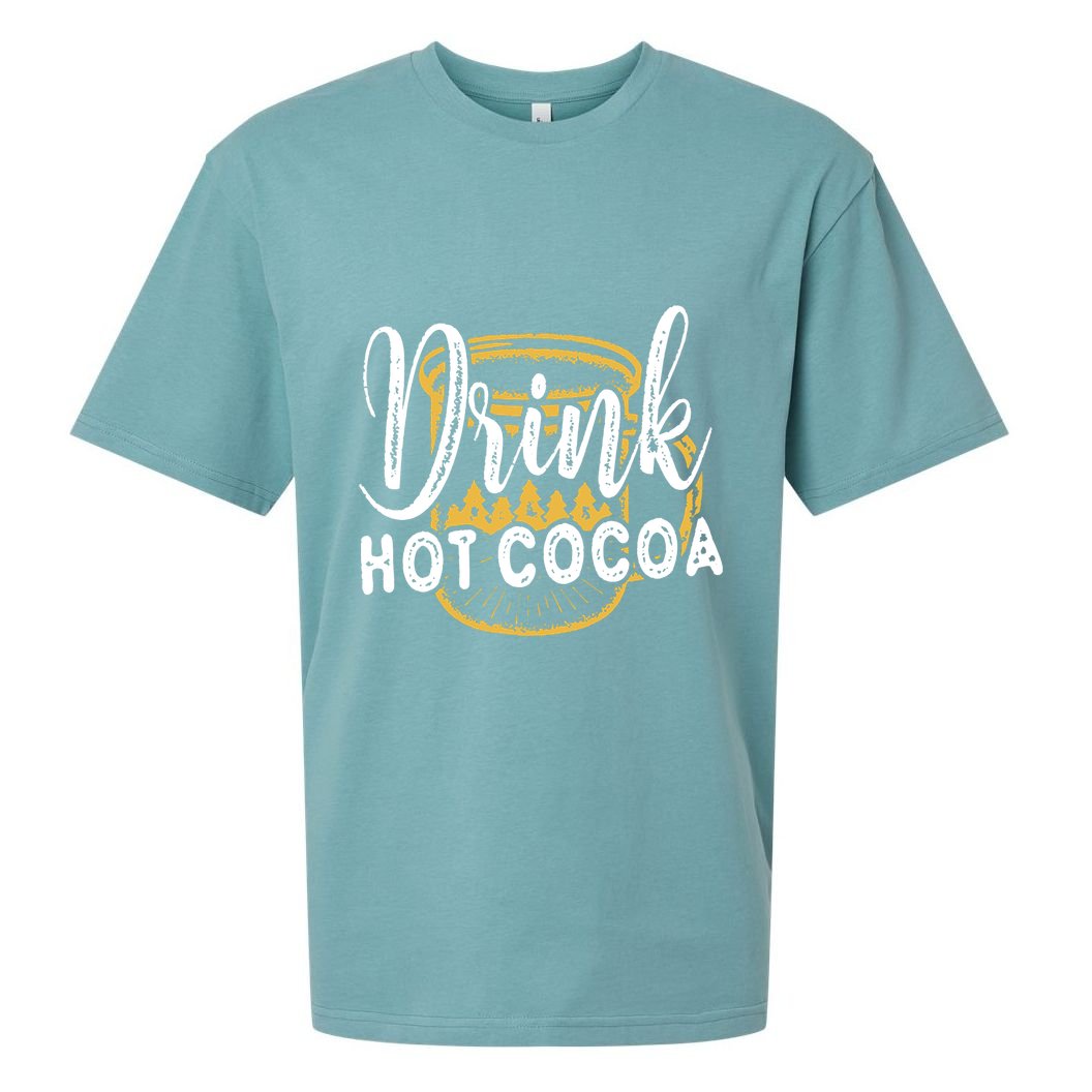 Drink Hot Cocoa Sueded Cloud Jersey T-Shirt