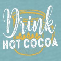 Drink Hot Cocoa Sueded Cloud Jersey T-Shirt