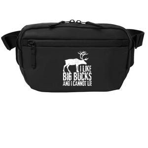 Distressed Hunting Cute Gift I Like Big Bucks And I Cannot Lie Meaningful Gift Crossbody Pack