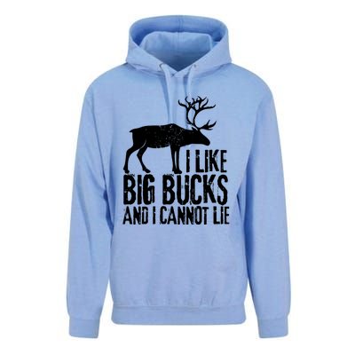 Distressed Hunting Cute Gift I Like Big Bucks And I Cannot Lie Meaningful Gift Unisex Surf Hoodie