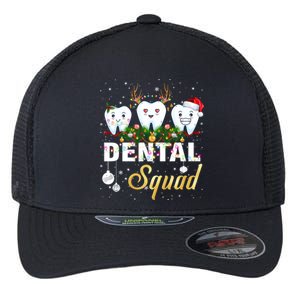 Dentist Hygienist Christmas Dental Squad Cute Gift Flexfit Unipanel Trucker Cap