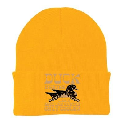 Duck Hunter Cooler Funny Waterfowl Hunting Knit Cap Winter Beanie