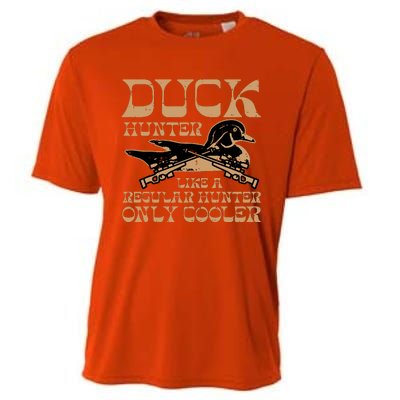 Duck Hunter Cooler Funny Waterfowl Hunting Cooling Performance Crew T-Shirt